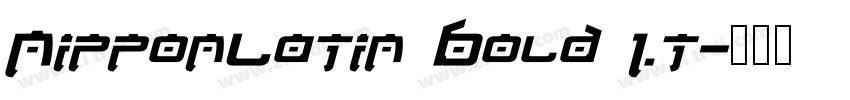 NipponLatin Bold 1.t字体转换